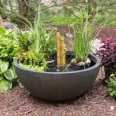 98853 24" Green Slate Patio Pond